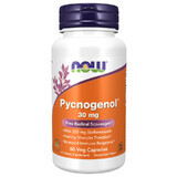 Now Foods Pycnogenol 30 mg, 60 capsules