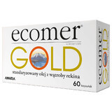 Ecomer Gold, aceite de hígado de tiburón de Groenlandia, 60 cápsulas