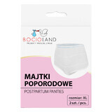 Bocioland, bragas postparto, malla, talla XL, 2 piezas