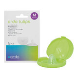 Ardo Tulips, silicone breast pads, size M, 2 pieces