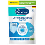 Dr Beckmann, hojas para la limpieza del inodoro, Ocean Breeze, 20 piezas