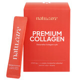 Natu.Care Premium Collagen 5000 mg, strawberry-rhubarb flavor, 30 sachets