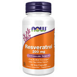 Now Foods Resveratrol 200 mg, 60 capsules