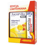 Ascorvita Max 30 MRS comprimidos recubiertos con película + Ascorvita Max Mus, 20 comprimidos efervescentes gratis