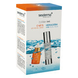 Set Sesderma, Hidaderm Hyal gel-crema viso 50 ml + C-Vit 5 siero liposomiale 30 ml