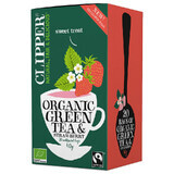 Clipper, té verde con fresas, 2 g x 20 bolsitas