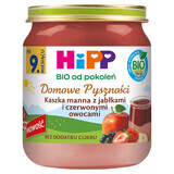 HiPP Homemade Deliciousness Organic, semolina porridge with apples and red fruits, after 9 months, 200 g