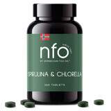 NFO Spirulina & Chlorella, 260 tablets