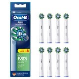 Oral-B Pro Cross Action, puntas de recambio para el cepillo eléctrico Clean Maximiser, 8 piezas