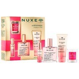 Nuxe Prodigieuse Floral Cult Set, aceite seco, 50 ml + gel de ducha, 100 ml + perfume, 15 ml + vela perfumada, 70 g