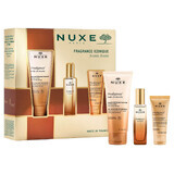 Estuche de perfume Nuxe Prodigieuse, fragancia, 30 ml + aceite de ducha, 100 ml + leche corporal perfumada, 30 ml