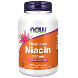 Now Foods Niacin, Niacine 250 mg, 180 gélules