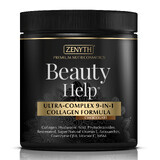 Beauty Help Ultra-Complex 9 en 1 Fórmula de Colágeno con sabor a chocolate, 300 g, Zenyth