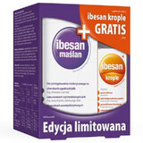 Set Ibesan Butyraat, 60 capsules + Ibesan, druppels, 30 ml gratis