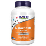 Now Foods L-Carnitina 1000 mg, L-Carnitina, 100 comprimidos