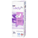 Lady Slim Pechos, plantillas urológicas, Micro Plus, 20 uds.