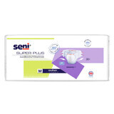 Seni Super Plus, pañales, Mediano, 75-110 cm, 30 unidades