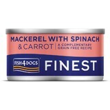 Fish4Dogs Finest comida en lata para perros con caballa, zanahorias y espinacas 85 g