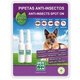 Menforsan Antiparasitic flea and tick repellent for dogs 2 x 1,5 ml