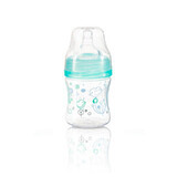 Plastic fles met wijde opening, 120 ml, Babyono