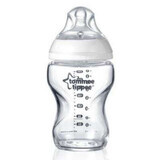 Biberón Closer to Nature con tetina de silicona, +0 meses, 250 ml, Tommee Tippee