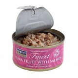 Fish4Cats Finest Tinned Cat Food Thon avec saumon 70 g