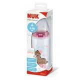 Biberón PP 300 ml + tetina silicona, 6-18 meses, First Choice Disney Bambi, Nuk