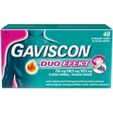 Gaviscon Duo Effect comprimate masticabile 48 buc