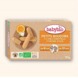 Biscuiti Bio pentru dentitie cu ulei de portocal dulce, +8 luni, 120 g, BabyBio