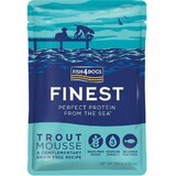 Fish4Dogs Deliciosa bolsa para perros 99% trucha 100 g