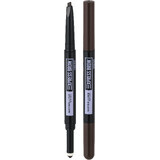 Maybelline New York NY Express Brow Satin Duo 04 Matita per sopracciglia marrone scuro e polvere Duo