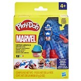 Capitán América Marvel figura de acción flexible con accesorios, 10 cn, +4 años, Play Doh