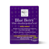 Blue Berry plus vitamina para los ojos, 60 comprimidos recubiertos con película, New Nordic