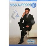 Calcetines médicos de compresión para hombre nº 4, negros, Gloria