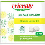 Détergent pour lave-vaisselle automatique, 450 g x 25 tablettes, Friendly Organic
