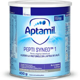 Leche maternizada Pepti Syneo 1, 0- 6 meses, 400 g, Aptamil