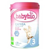 Leche de cabra en polvo 3,+10 meses, 800 gr, Babybio