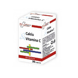 Calcium avec Vitamine C, 30 gélules, FarmaClass