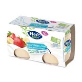 Banane und Erdbeerjoghurt, +6 Monate, 2x 120 gr, Hero Baby