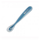 Cuillère souple en silicone bleue, B913381, Beaba