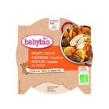 Menù patate dolci, carminio e castagne, +12, 230g, BabyBio