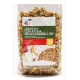 Musli crujiente ecológico con avena, manzana y canela sin azúcar, 375 g, La Finestra Sul Cielo