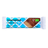 Gaufres bio à la noix de coco enveloppées de chocolat noir, 40 gr, Harmonica