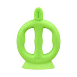 Spazzolino con setole in silicone, 9-18 mesi, Green Sprouts