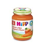 Puré ecológico de manzana y zanahoria, 125 g, Hipp