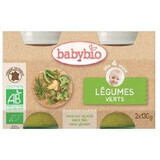 Puré de verduras ecológicas, +4 meses, 2x 130g, BabyBio