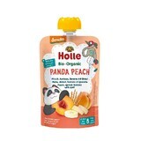 Purea di pesche, albicocche e banane bio con fiocchi di grano, 100 gr, Holle