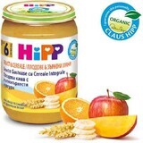 Sabroso puré de frutas con cereales integrales, +6 meses, 190 g, Hipp