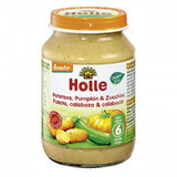 Purée de courgettes, potiron et pommes de terre, 190 g, Holle Baby Food