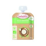 Puré ecológico con avena y plátano, 85 gr, BabyBio